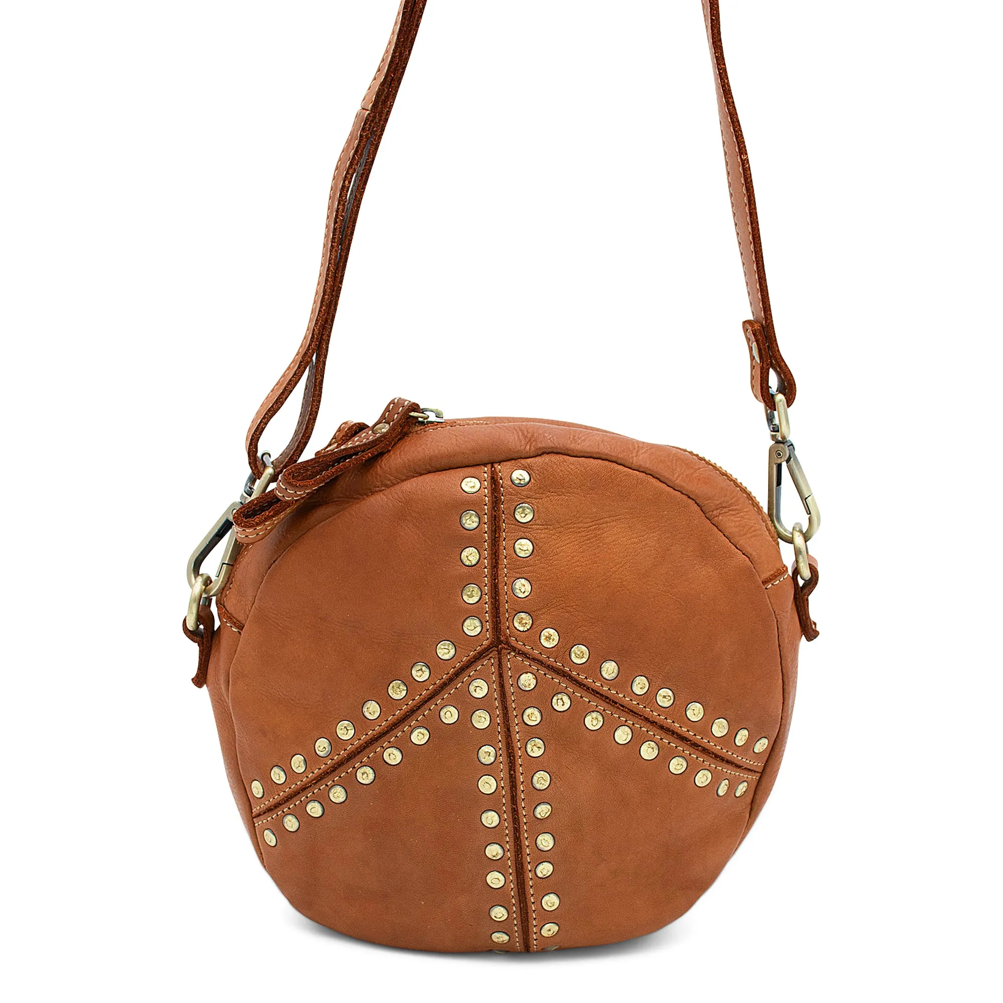 Peace Bag in Cognac